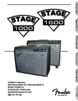 Fender Stage1000-Stage1600 - Owners Manual 